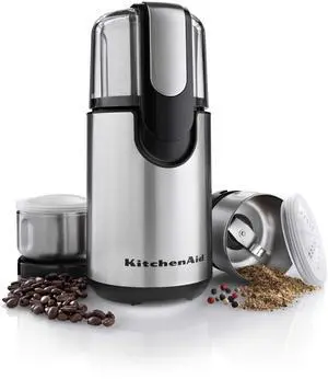Blade Coffee Grinder and Spice Grinder Combo Pack, Onyx Black