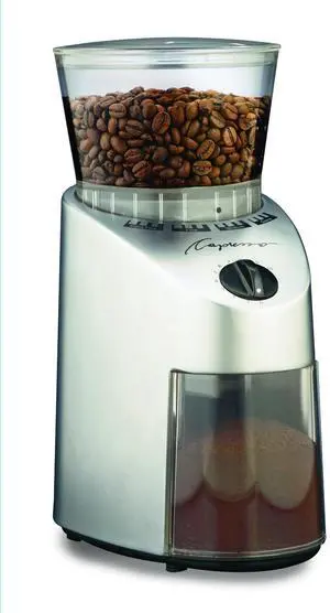 560Infinity Conical Burr Grinder, Brushed Silver, 8.5-Ounce