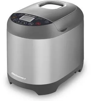 EBM8103SS Programmable Bread Maker Machine, 3 Loaf Sizes, 19 Menu Functions Gluten Free White Wheat Rye French and more, 2 Lb, Stainless Steel