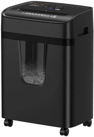 12 Sheet Paper Shredder for Home Office, Heavy Duty Cross Cut Shredder with 5.5 Gal Pullout Bin, Home Shredder for CDs/Credit Card/Document/Mail, P-4 Security Level 12 Sheet Paper Shredder for Home Office, Heavy Duty Cross Cut Shredder with 5.5 Gal Pullout Bin, Home Shredder for CDs/Credit Card/Document/Mail, P-4 Security Level