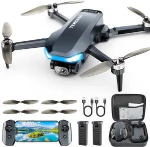 Drone with Camera for Adults - 2K HD Camera FPV Live Video, GPS Drone with Auto Return, Brushless Motor, Foldable Quadcopter, Follow Me, Headless Mode Remote Control for Kids Toys Gifts or Beginners