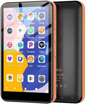 160GB MP3 Player with Bluetooth and WiFi, Android 13 MP3 & MP4 Player with 4" Touchscreen and Speaker, 4GB RAM & 32GB ROM, Spotify Music Player with Audible, FM Radio, Amazon Music, Play Store