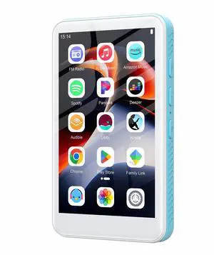 160GB MP3 Player with Bluetooth and WiFi,  D08 Android 13 OS MP3 & MP4 Players with 4" Touchscreen and HD Speaker,Music Players with Spotify,Pandora, Audible, Amazon Music, Play Store, FM Radio