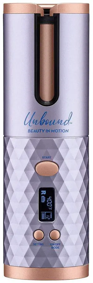 Unbound Cordless Auto Curler - Rechargeable Auto Curler For Curls or Waves