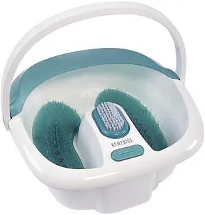 Bubble Elite Foot Spa Massager with Heat Boost, 2-in-1 Removable Pedicure Center, Toe-Touch Control, Easy Tote Handle with Splash Guard