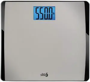 Precision 550 Pound Extra-High Capacity Digital Bathroom Scale, Extra-Wide Platform, Stainless Steel Body Weight Scale with Step-On Tech Precision 550 Pound Extra-High Capacity Digital Bathroom Scale, Extra-Wide Platform, Stainless Steel Body Weight Scale with Step-On Tech