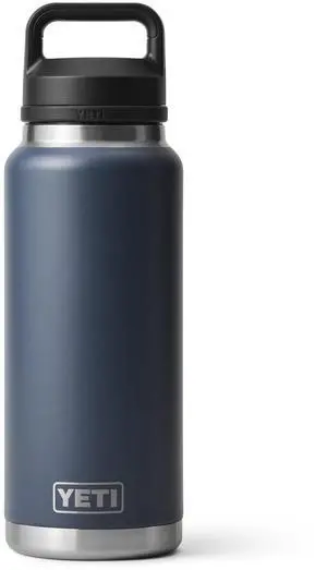 Rambler 36 oz Bottle, Vacuum Insulated, Stainless Steel with Chug Cap, Navy