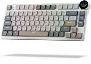 Low Profile Mechanical Keyboard w/Smart Display Screen Low Profile Mechanical Keyboard w/Smart Display Screen