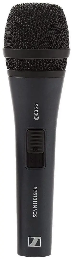 Pro Audio  Professional E 835-S Dynamic Cardioid Vocal Microphone with On/Off Switch