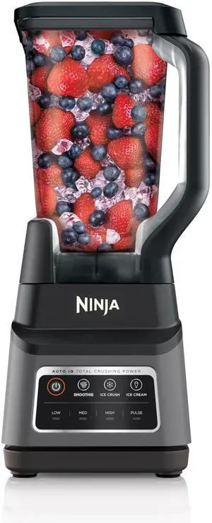 BN701 Professional Plus Blender, 1400 Peak Watts, 3 Functions for Smoothies, Frozen Drinks & Ice Cream with Auto IQ, 72-oz.* Total Crushing Pitcher & Lid, Dark Grey BN701 Professional Plus Blender, 1400 Peak Watts, 3 Functions for Smoothies, Frozen Drinks & Ice Cream with Auto IQ, 72-oz.* Total Crushing Pitcher & Lid, Dark Grey