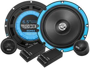 REM65 Echo Series 6.5-Inch Car Audio Component Speaker System