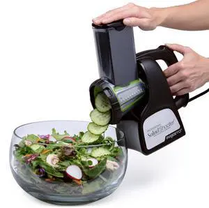 02970 Professional SaladShooter Electric Slicer/Shredder, Black,1 count