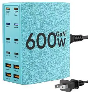 Charging Station (600W),12-Port USB C Charger Block with Dual 100W PD USB-C Fast Charging Station Hub for MacBook Pro/Air/All iPad Phone 17/16 15/14/13/Pro Max/Samsung Galaxy Note(Green) Charging Station (600W),12-Port USB C Charger Block with Dual 100W PD USB-C Fast Charging Station Hub for MacBook Pro/Air/All iPad Phone 17/16 15/14/13/Pro Max/Samsung Galaxy Note(Green)