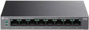 LS108GP | 8 Port PoE Gigabit Ethernet Switch | 8 PoE+ Port @ 62W | Plug & Play | Extend Mode | PoE Auto Recovery | Desktop/Wall Mount | Silent Operation