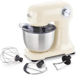Tilt-Head 3.5qt Stand Mixer 12 Speeds with Paddle, Dough Hook, and Whisk Attaachments - Cream