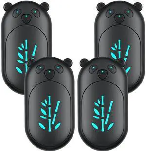 Hand Warmers Rechargeable 4 Pack, 6000mAh Electric Hand Warmer Reusable, 20Hrs Long Heating, Portable Pocket Heater Handwarmer for Women Men, Outdoor Camping, Hunting Gear