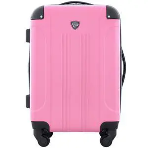 Chicago Hardside Expandable Spinner Luggages, Hot Pink, 20" Carry-On, HS-20720-EX-690N