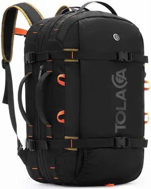 Travel Laptop Backpack, Large Carry on Backpack Flight Approved Convertible Duffle Luggage Bag Daypack Work Business Rucksack Fits 16" Laptop for Men Women 3 Carrying Ways, 40L-50L Expandable Travel Laptop Backpack, Large Carry on Backpack Flight Approved Convertible Duffle Luggage Bag Daypack Work Business Rucksack Fits 16" Laptop for Men Women 3 Carrying Ways, 40L-50L Expandable