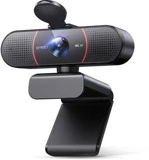 KEHIPI C960 4K Webcam for PC, 4K UHD Sony Sensor, PDAF Auto Focus, Dual AI Noise-Cancelling Mics, Auto Light Correction, 73° FOV, Plug&Play Webcam w/Privacy Cover, Works w/Zoom/Teams/Skype/Google Meet