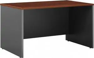 Bush Furniture Series C Bushell Desk, Office Workstation for Professional Use, Compact Desktop Solution for Workspace, 48W x 30D, Hansen Cherry