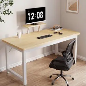 31.5 Inch Computer DeskSmall Desk with Monitor StandStudent Study Table for Home Office.