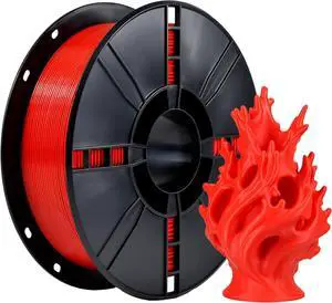 iBOSS PLA Plus (PLA+) 3D Printer Filament 1.75mm,1kg Spool (2.2lbs) Toughness Enhanced 3D Printing Filament,Dimensional Accuracy +/- 0.02mm,1.75mm PLA Plus Filament,Fit Most FDM Printer(Red)