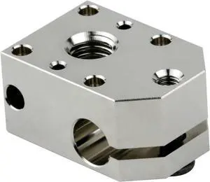 3D Printer 500 High Temperature Plated Copper Heater Block Compatible with Phaetus Dragon Hotend Standard High Flow Extruder Accessoris (Plated Copper Heater Block)