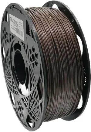 PLA 3D Printer Filament, 1.75mm +/-0.02mm Dimensional Accuracy 99% Probability  1KG (2.2lbs)  AMS Compatible  Fits Most FDM Printers (Bronze Metallic, 1KG)