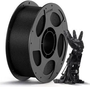 ANYCUBIC PLA 3D Printer Filament, 3D Printing PLA Filament 1.75mm Dimensional Accuracy +/- 0.02mm, 1KG Reusable Spool (2.2 lbs), Black