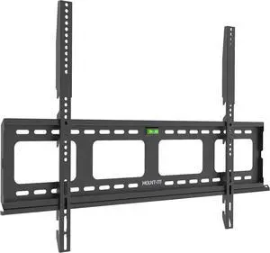 Mount-It! Low-Profile Large TV Mount | Flush TV Wall Mount | Ultra-Slim Fixed Wall Bracket for 43-90 in. Screen Displays | VESA Compatibility up to 800x600 | 220 lbs Capacity