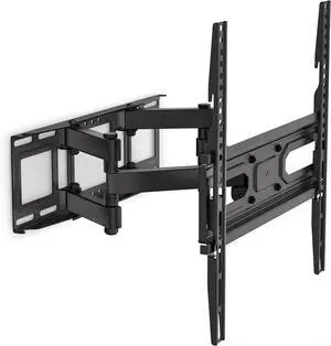 WALI Full Motion TV Wall Mount for 3270 Inch TVs  Heavy Duty Dual Articulating Mount with Swivel, Tilt & Extension | VESA up to 400x400mm | Fits 12/16" Wood Studs | Holds Up to 88 lbs