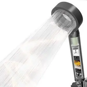 Handheld Shower Head with Filter - High Pressure Vitamin C Chlorine Removal, CEC DOE Certified, Refreshing Scent Cartridge & ABS Anti-Rust, Skin Friendly Easy Install