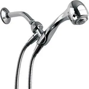 Niagara Conservation N2945CH Earth Spa 3-Spray with 1.5 GPM 2.7-in. Wall Mount Handheld Shower Head in Chrome, 1-Pack | Bathroom Shower Head Sprayer with Pressure Compensation Technology