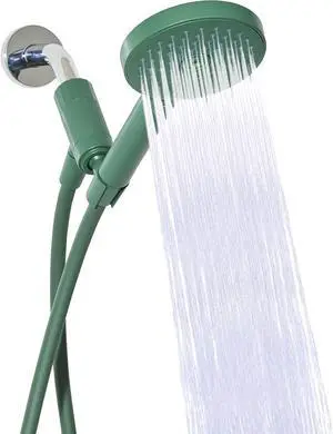 Sproos - Handheld Shower Head, High Pressure, 3 Spray Functions Plus Pause, Extra Long 70 Inch Hose - Eco-friendly Materials - Easy DIY Installation - High Pressure Performance - Green