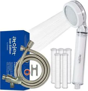 Filter Shower For K-Beauty Skin Care Pure Carbon Filters for Softer Skin & Smoother Hair | Carbon Composite Filter l 6 Month Advanced Filtration Set (AJ8200MC-SET-6MO)