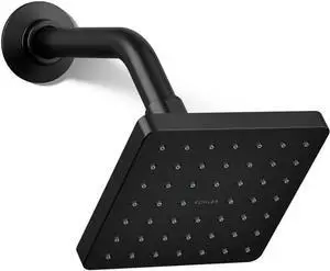 Kohler 24805-BL Parallel® Single-function showerhead, 2.5 gpm, Matte Black