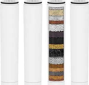 Water Fiter for Shower Head Filter,Compatible with Cobbe Shower Head Filter System,Removes Heavy Metals and Chlorine.(4 Pack)