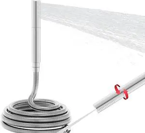 AYIVG Chrome Finish Round Brass 2 In 1 Function High Pressure Handheld Shower Head Sprayer Hand Shower Wand with 59 Inch Hose For Bathroom Shower System