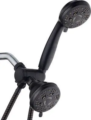 AquaDance Oil Rubbed Bronze High Pressure 3-Way 48-Setting Rain/Handheld Shower Head Combo  Angle Adjustable, Anti-Clog Jets, Tool-Free Installation-USA Standard Certified/Top U.S. Brand