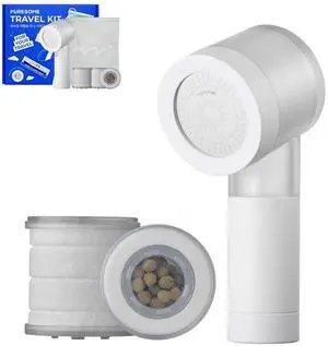 BODYLUV Puresome Travel Mini Shower Head Set with Pure Filter | Compact Portable Shower Kit with High-Pressure Spray, Chlorine & Calcium Reduction | Includes 2 Replacement Filters and Waterproof Pouch