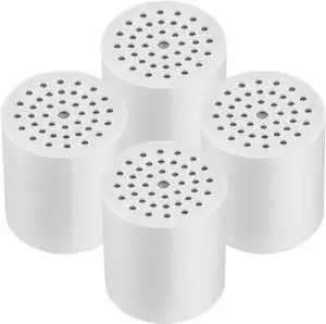 4 Pack 15 Stage Shower Filter Replacement Cartridge Filter with Vitamin C Shower Head Replacement for Hard Water by Cenipar