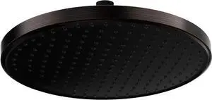 SparkPod 10 Inch Round Rain Shower Head - Ceiling or Wall Mount Rainfall Shower Head - Large Coverage Showerhead - Brass Ball Joint with 360° Adjustment - 1-Min Install (Vintage Oil Rubbed Bronze)