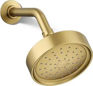 Kohler 965-AK-2MB Purist® Single-function showerhead, 2.5 gpm, Vibrant Brushed Moderne Brass