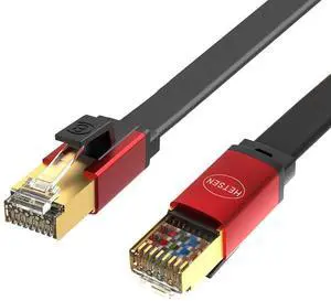 Cat 8 Ethernet Cable 33ft Shielded, 40Gbps High Speed 26AWG, 2000Mhz SFTP Patch Cord with Gold Plated RJ45 Connector, in Wall, for Outdoor & Indoor, Router/Gaming/Xbox/Modem/IP Cam Cat 8 Ethernet Cable 33ft Shielded, 40Gbps High Speed 26AWG, 2000Mhz SFTP Patch Cord with Gold Plated RJ45 Connector, in Wall, for Outdoor & Indoor, Router/Gaming/Xbox/Modem/IP Cam