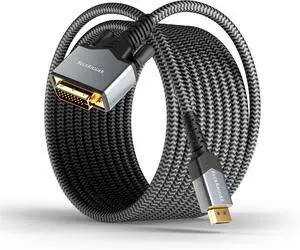 BlueRigger DisplayPort to DVI Cable - (10FT, Uni-Directional, DP to DVI-D Adapter, Male to Male Converter, Monitor Cable) - Compatible with Laptop, Projector, Monitor, HDTV, Desktop, Graphics Card