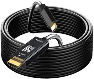 USB C to HDMI Cable 30FT 4K60HZ,Thunderbolt 3/4 to HDMI Cable Compatible with Galaxy S22 /S20, MacBook Pro/Air 2020, iPad Pro 2021/2020, Surface Book 2, XPS 15,iphone15 pro and iphone15pro max