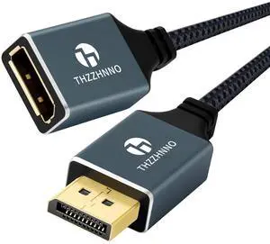 DisplayPort Extension Cable 6.6FT, DisplayPort 1.2 Male to Female Cable, DP to DP Extended Cord for PC/Monitor/GPU, NVIDIA, More Passive