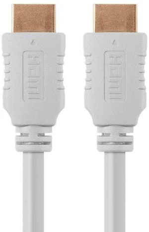Monoprice 4K High Speed HDMI Cable - 4K60Hz, 18Gbps, HDR, 10ft, White Monoprice 4K High Speed HDMI Cable - 4K60Hz, 18Gbps, HDR, 10ft, White