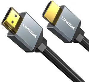 8K HDMI 2.1 Cable 3FT, 48Gbps High Speed HDMI Cord Gold-Plated Plugs 8K@60Hz 4K@120Hz HDCP 2.2&2.3, eARC,HDR10 Supports All HDMI Devices Like Xbox/PS5/Switch/Roku/Projector/Monitor