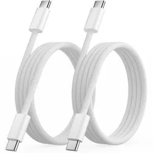 USB C to USB C Cable 3FT 2 Pack, Nylon Braided 60W Type C Charger Fast Charging, iPhone 15 16 17 Charger Cord, USBC to USBC Cable for iPhone 15 16 17 Pro Plus Pro Max/iPad Pro/Air USB C to USB C Cable 3FT 2 Pack, Nylon Braided 60W Type C Charger Fast Charging, iPhone 15 16 17 Charger Cord, USBC to USBC Cable for iPhone 15 16 17 Pro Plus Pro Max/iPad Pro/Air